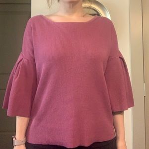 PINK BELL SLEEVED TOP